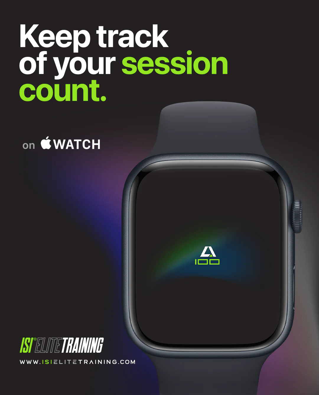 Keep track of your session count Apple Watch campaign