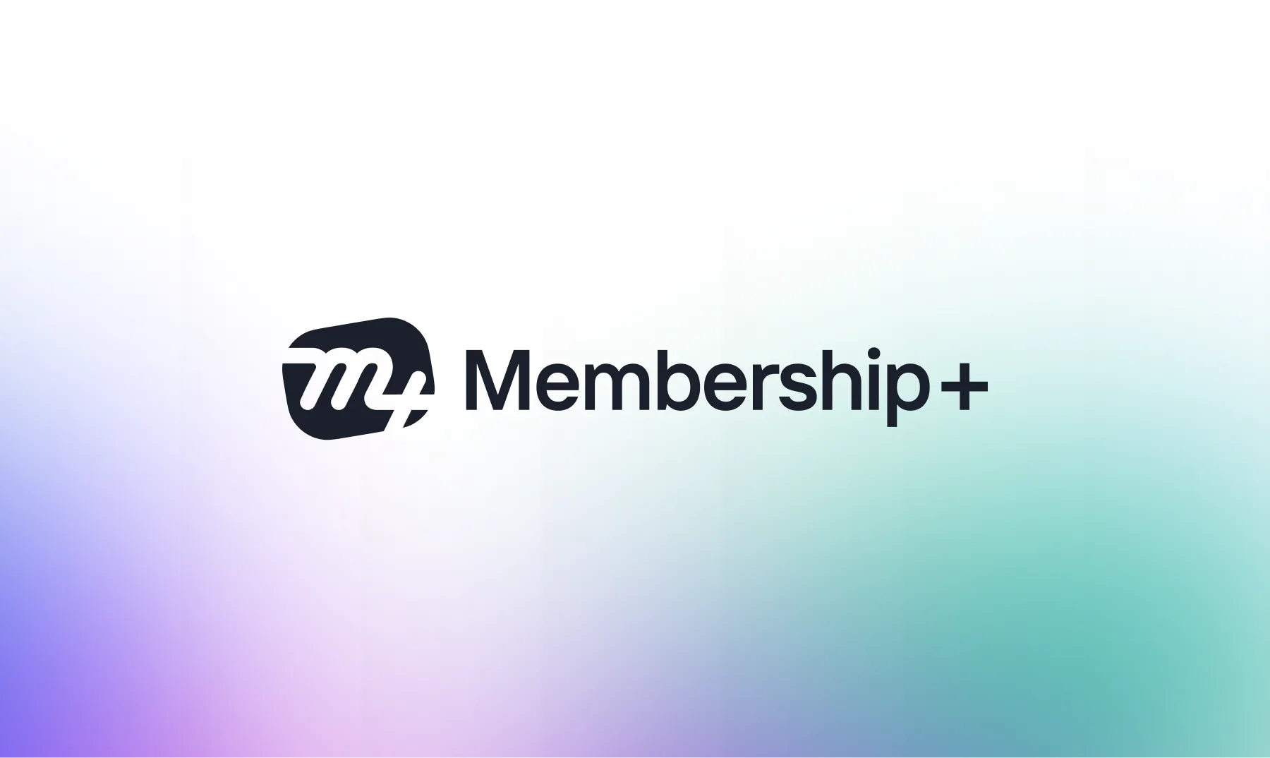 Membership Plus logo on a violet and teal gradient