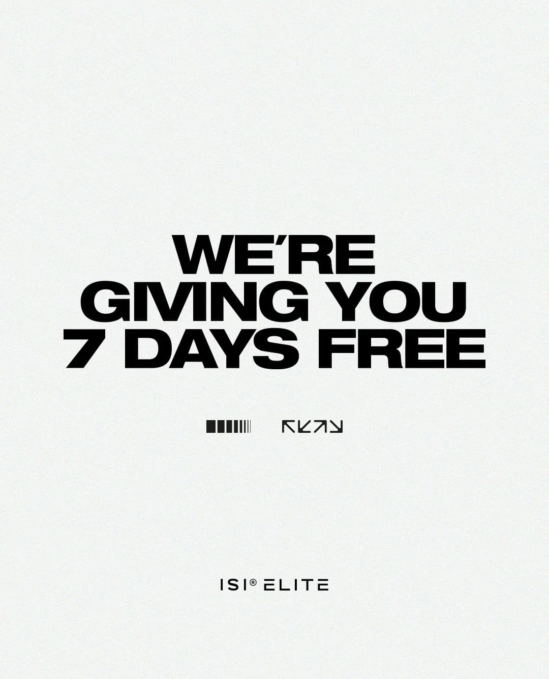 We are giving you seven days free fitness promotion