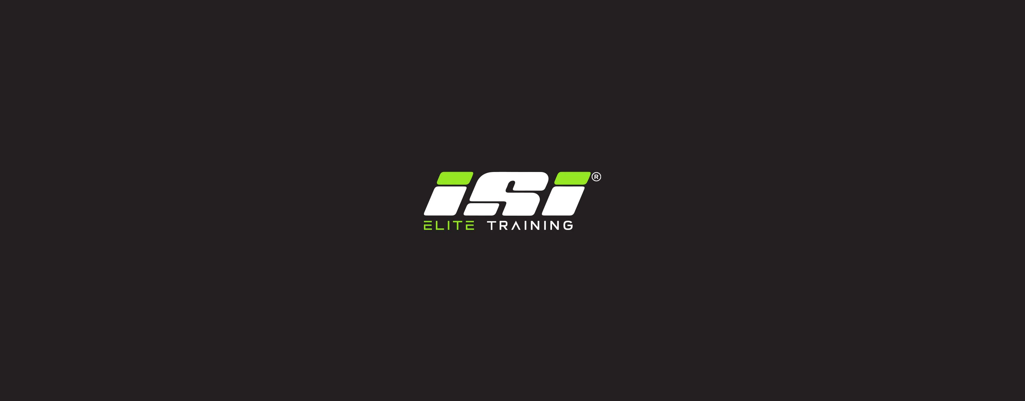 ISI Elite Training logo centered on black